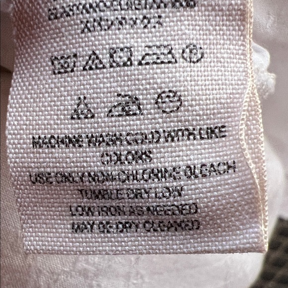 Free People Cream Oversized Button-Down Shirt Boho, Flowy, Relaxed Minimalist M - Picture 7 of 8